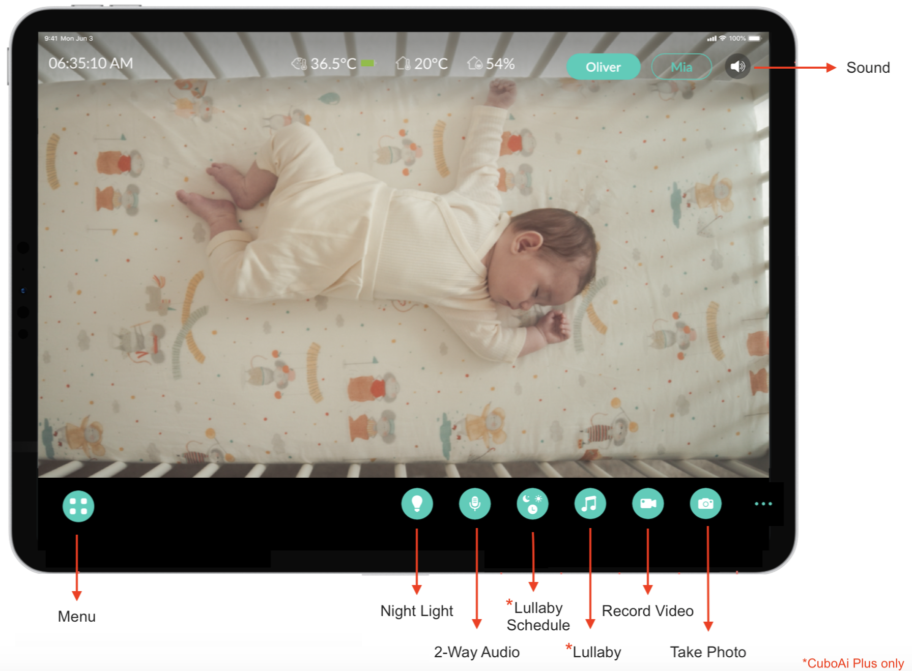 Turn ipad into baby hot sale monitor